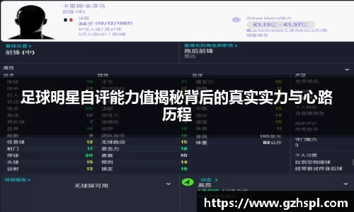 足球明星自评能力值揭秘背后的真实实力与心路历程
